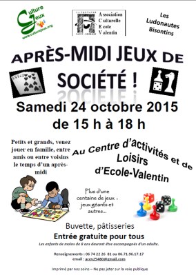 affiche AM JEUX 2015